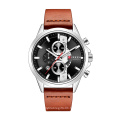 CURREN 8325 Men's Quartz Watch Chronograph Waterproof Leather Strap Fashion Sports Wristwatch Business Calendar Clock